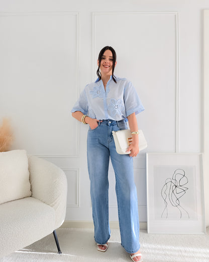 CAMISA HELOISA AZUL