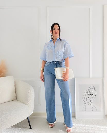 CAMISA HELOISA AZUL