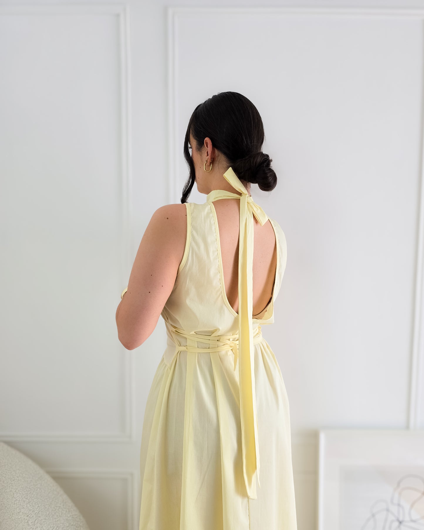 VESTIDO ANA MANTEIGA
