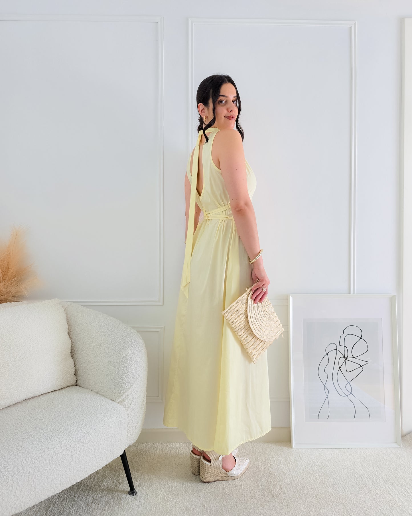 VESTIDO ANA MANTEIGA