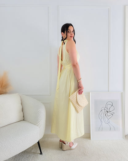 VESTIDO ANA MANTEIGA