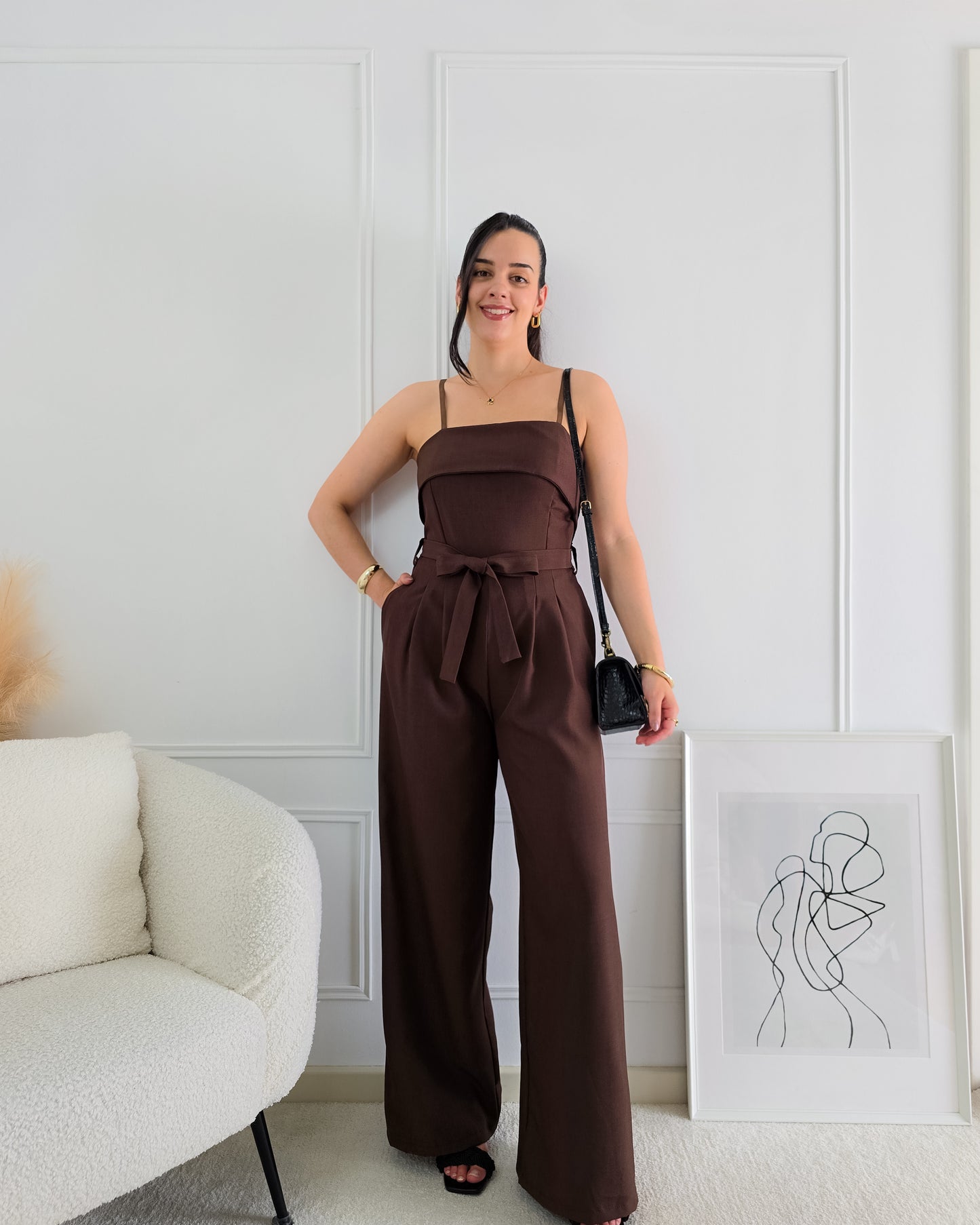 CONJUNTO CHLOE CASTANHO