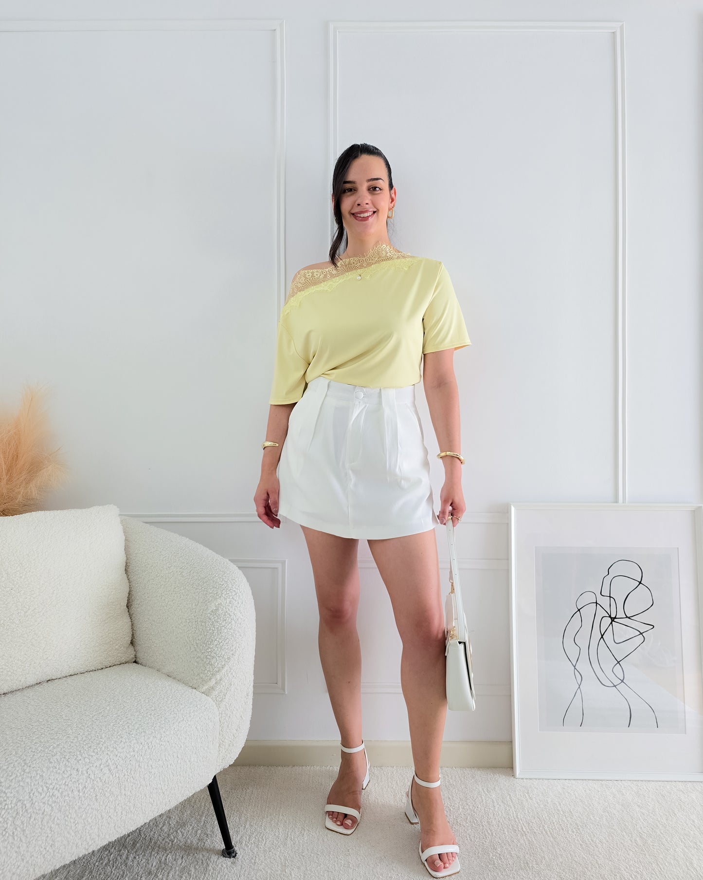 SAIA-CALÇÃO MALU BRANCO
