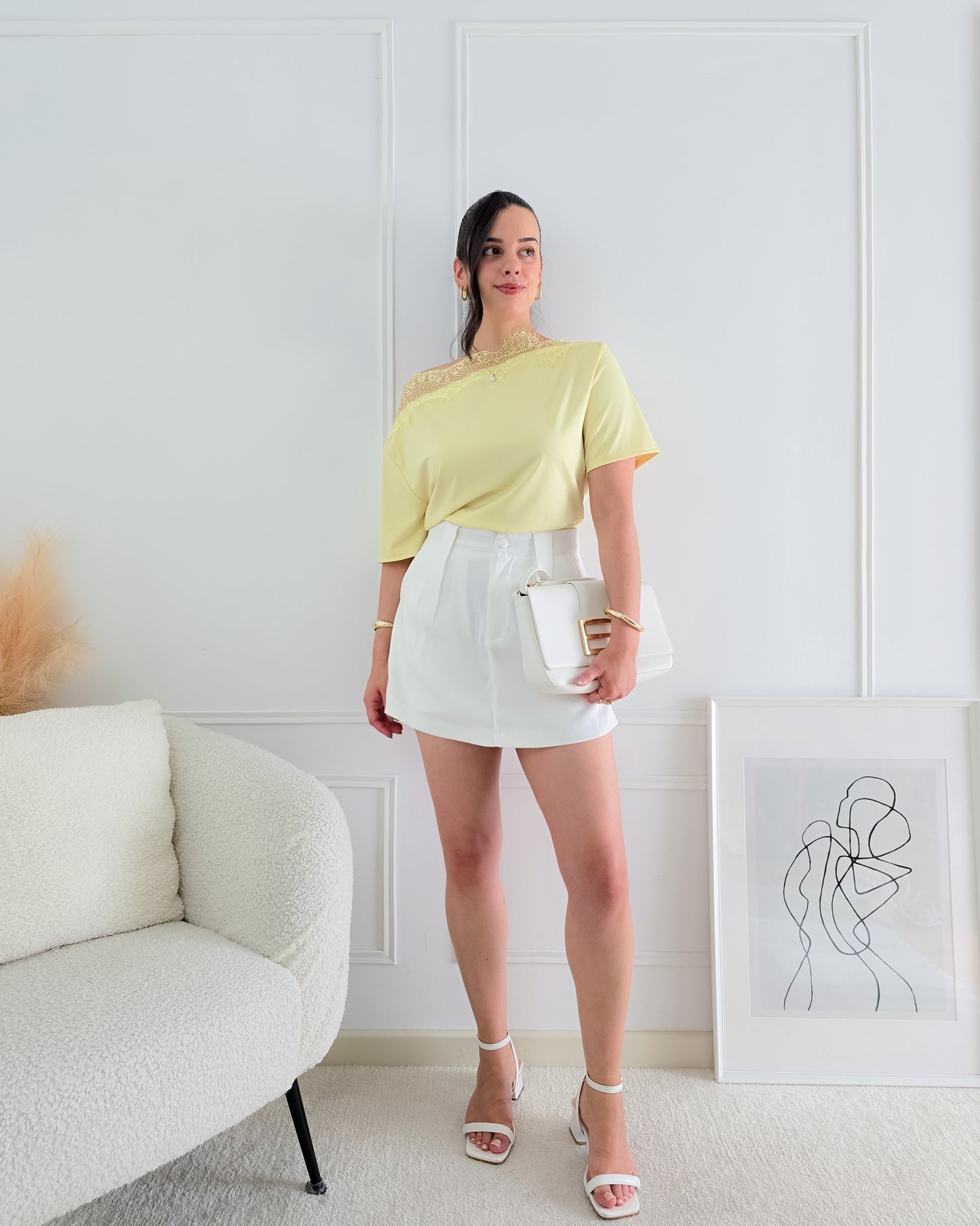 SAIA-CALÇÃO MALU BRANCO