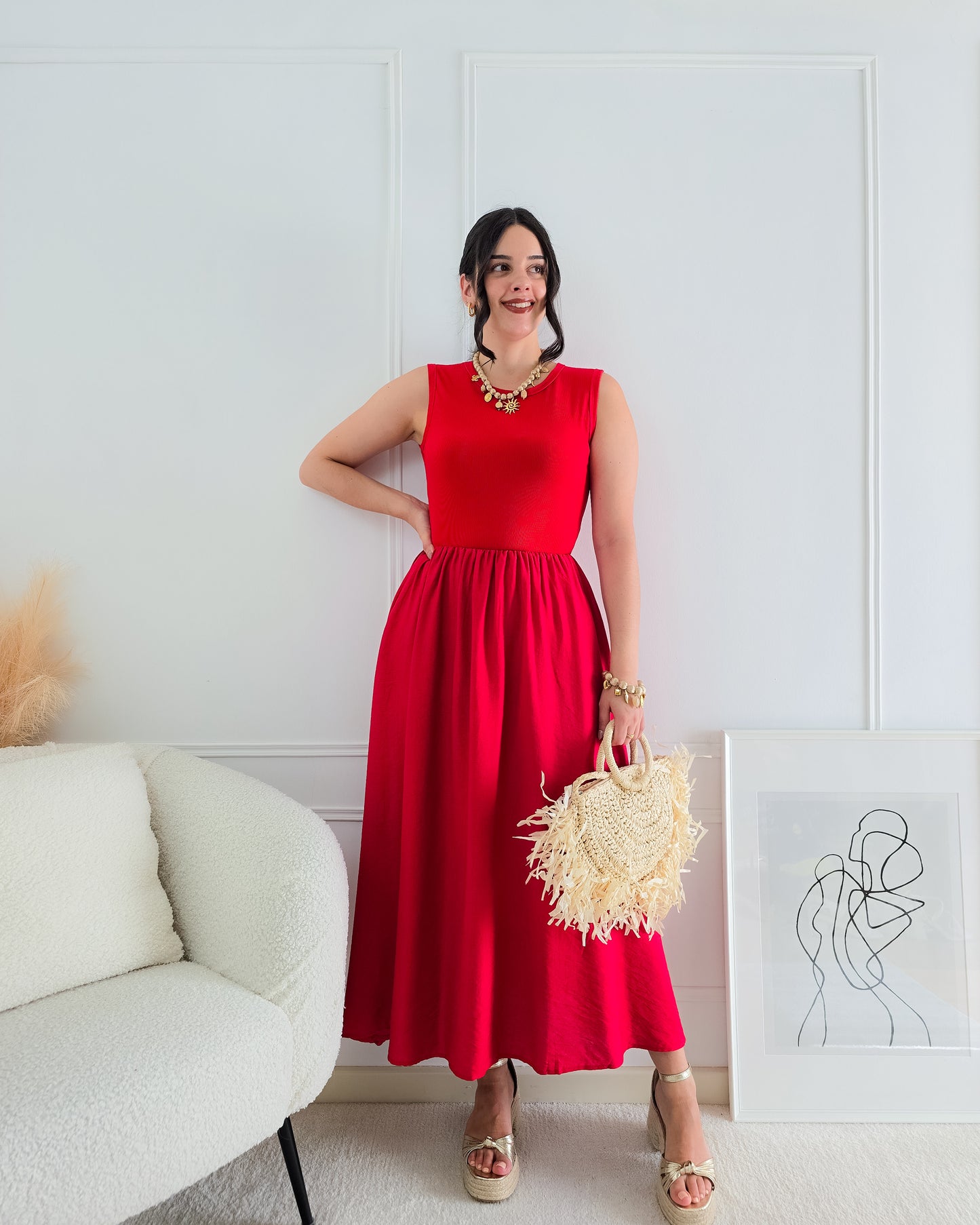 VESTIDO BELA VERMELHO