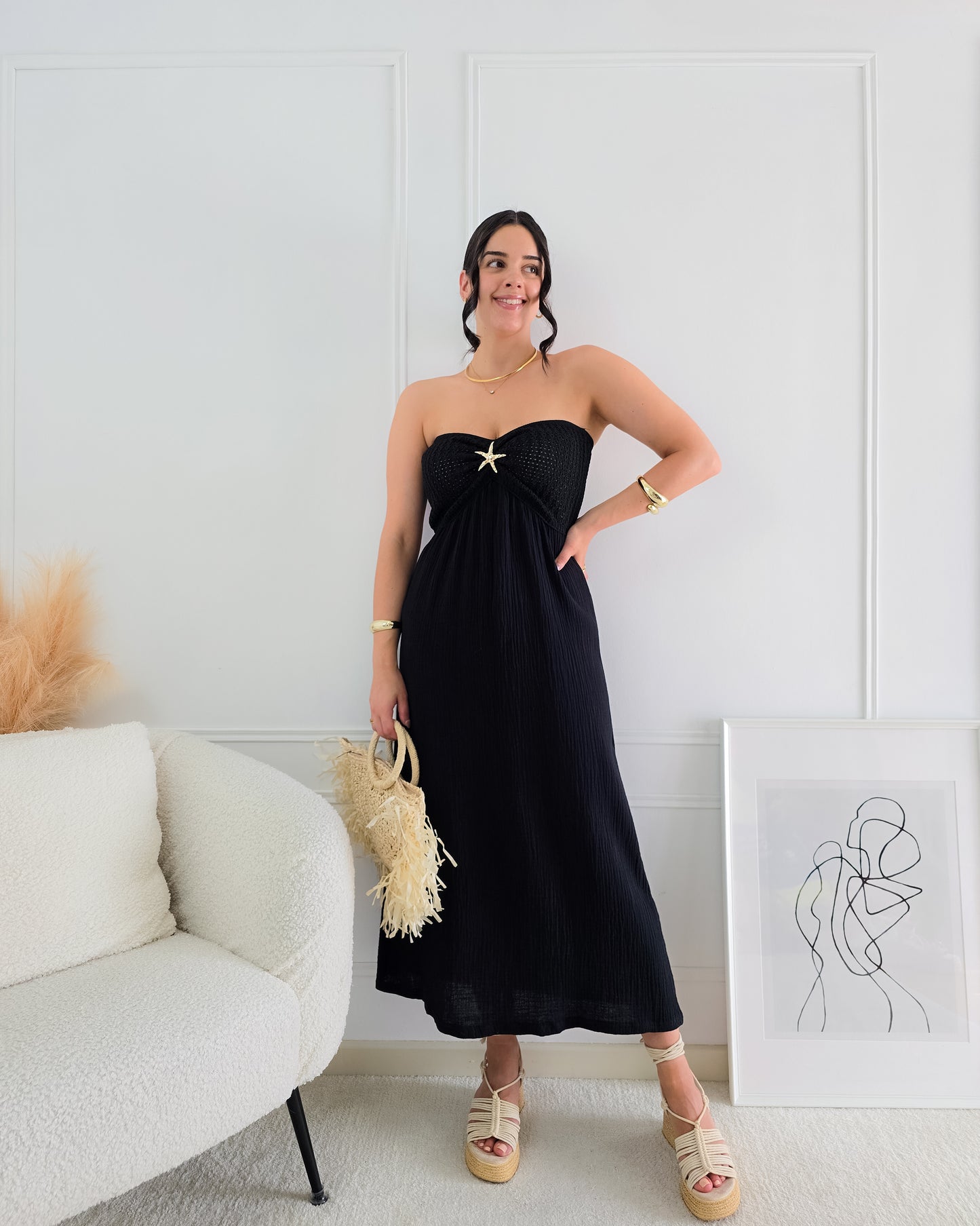 VESTIDO BENICE PRETO