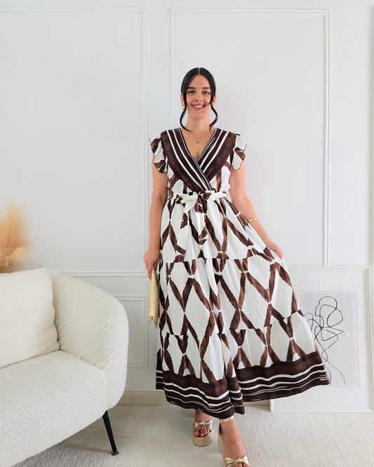 VESTIDO BRISA CASTANHO