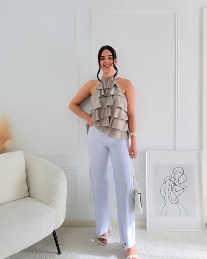 TOP FELICIA BEGE