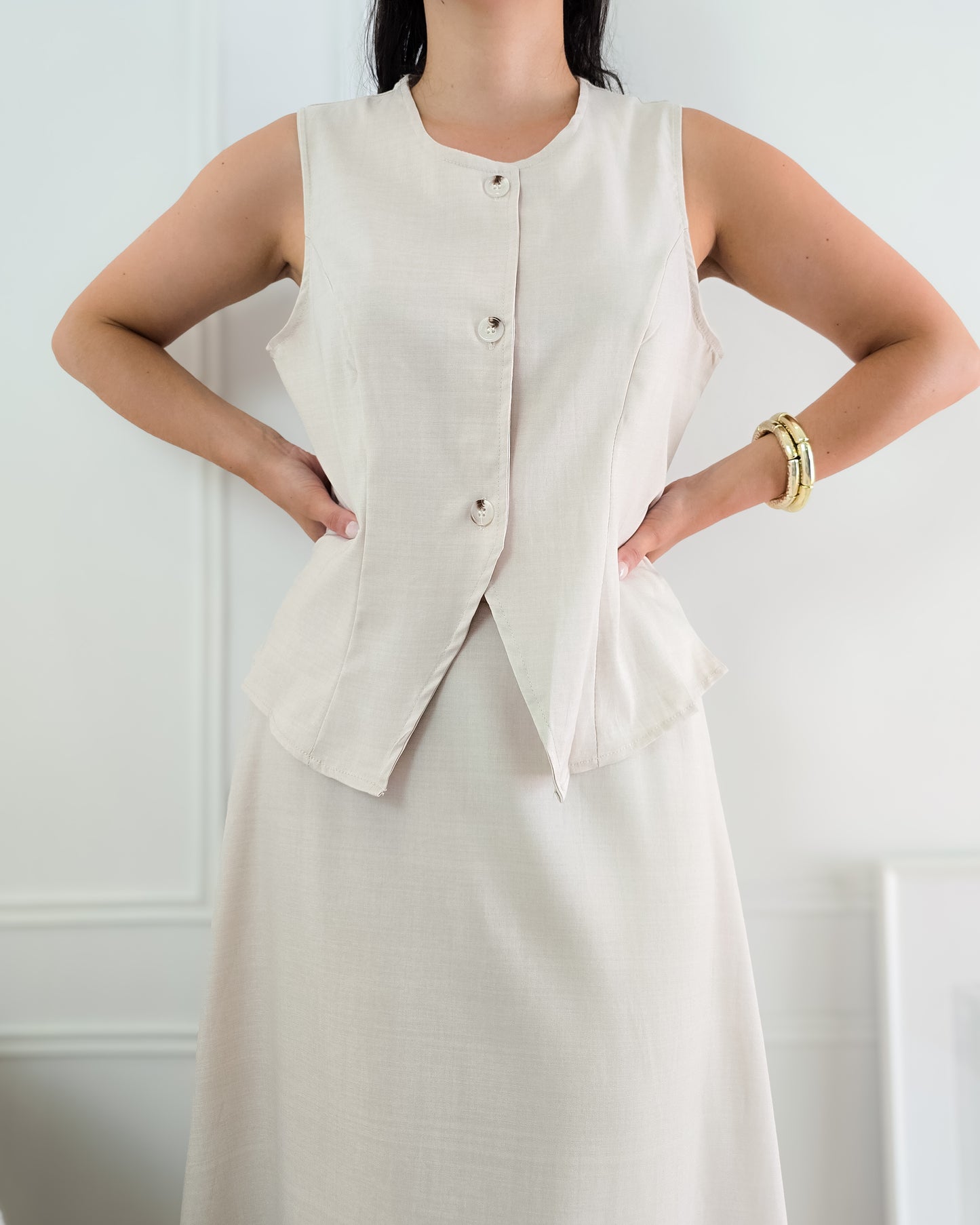 CONJUNTO JANETE BEGE