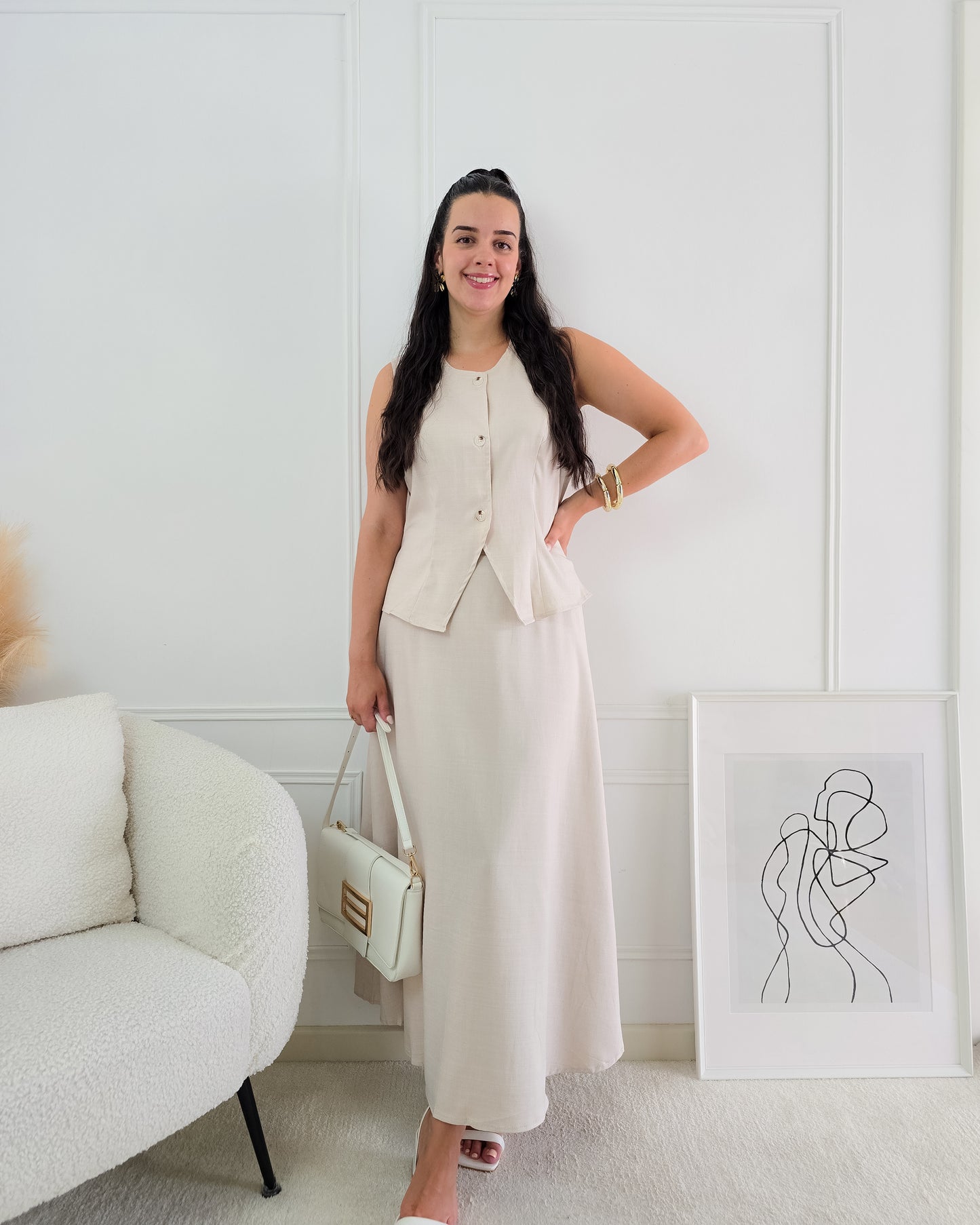 CONJUNTO JANETE BEGE