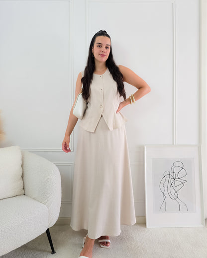 CONJUNTO JANETE BEGE