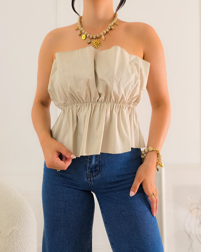 TOP LUISA BEGE