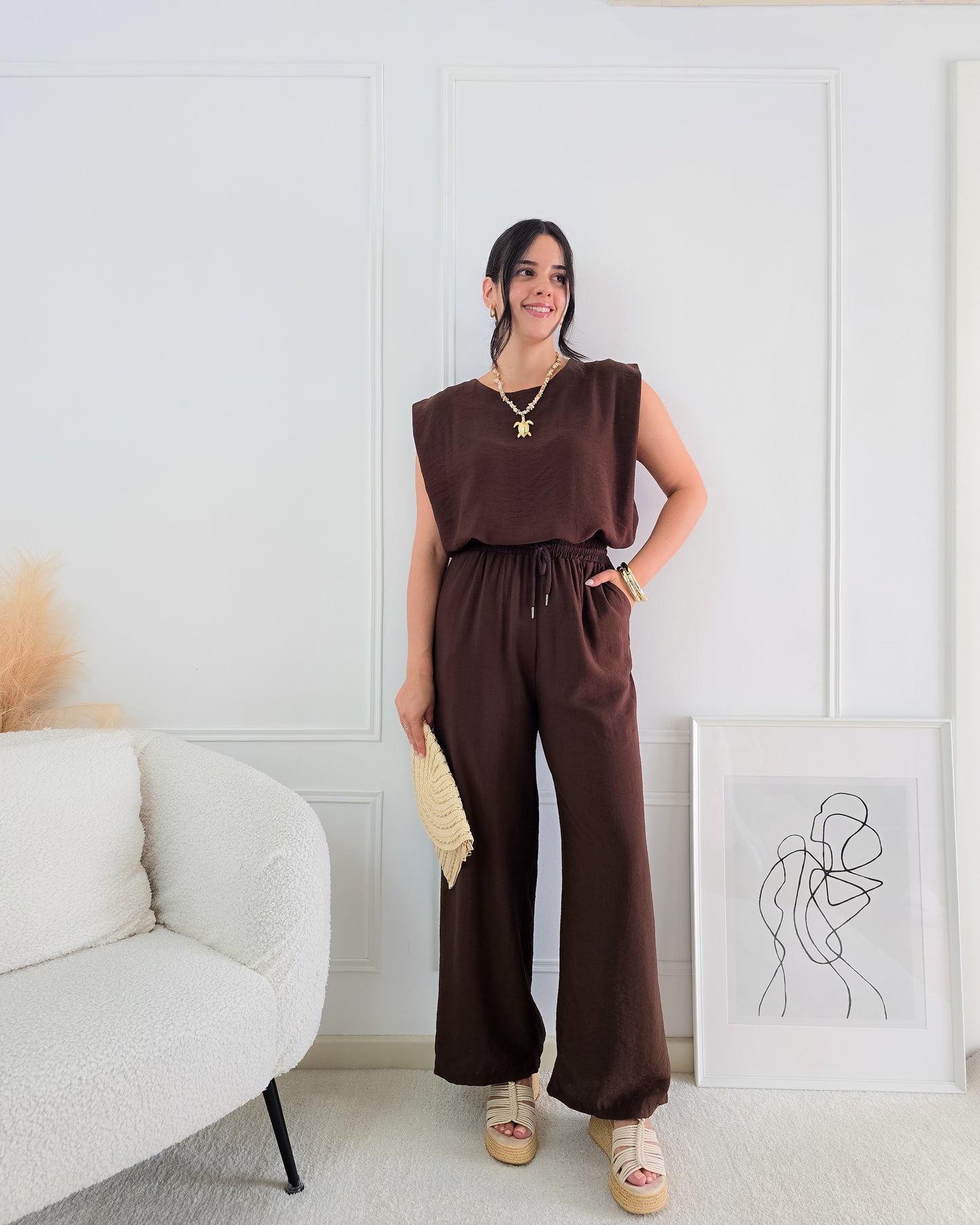 CONJUNTO ABBY CASTANHO