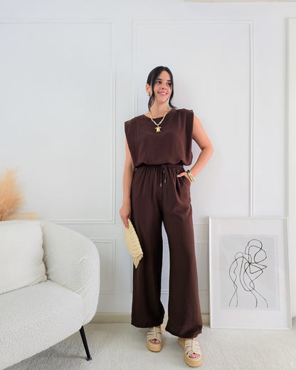 CONJUNTO ABBY CASTANHO