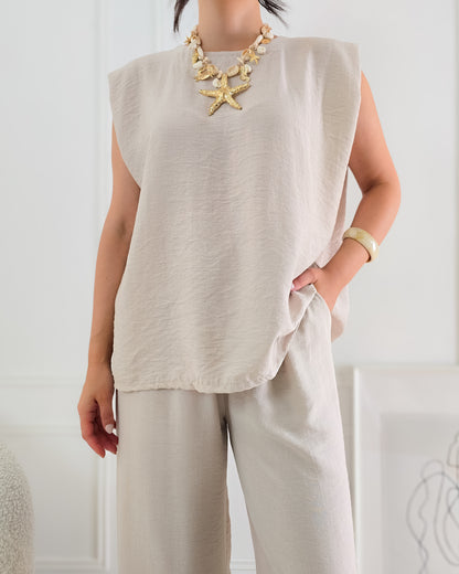 CONJUNTO ABBY AREIA