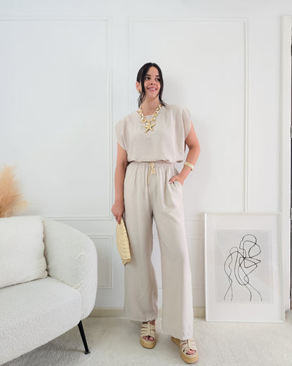 CONJUNTO ABBY AREIA