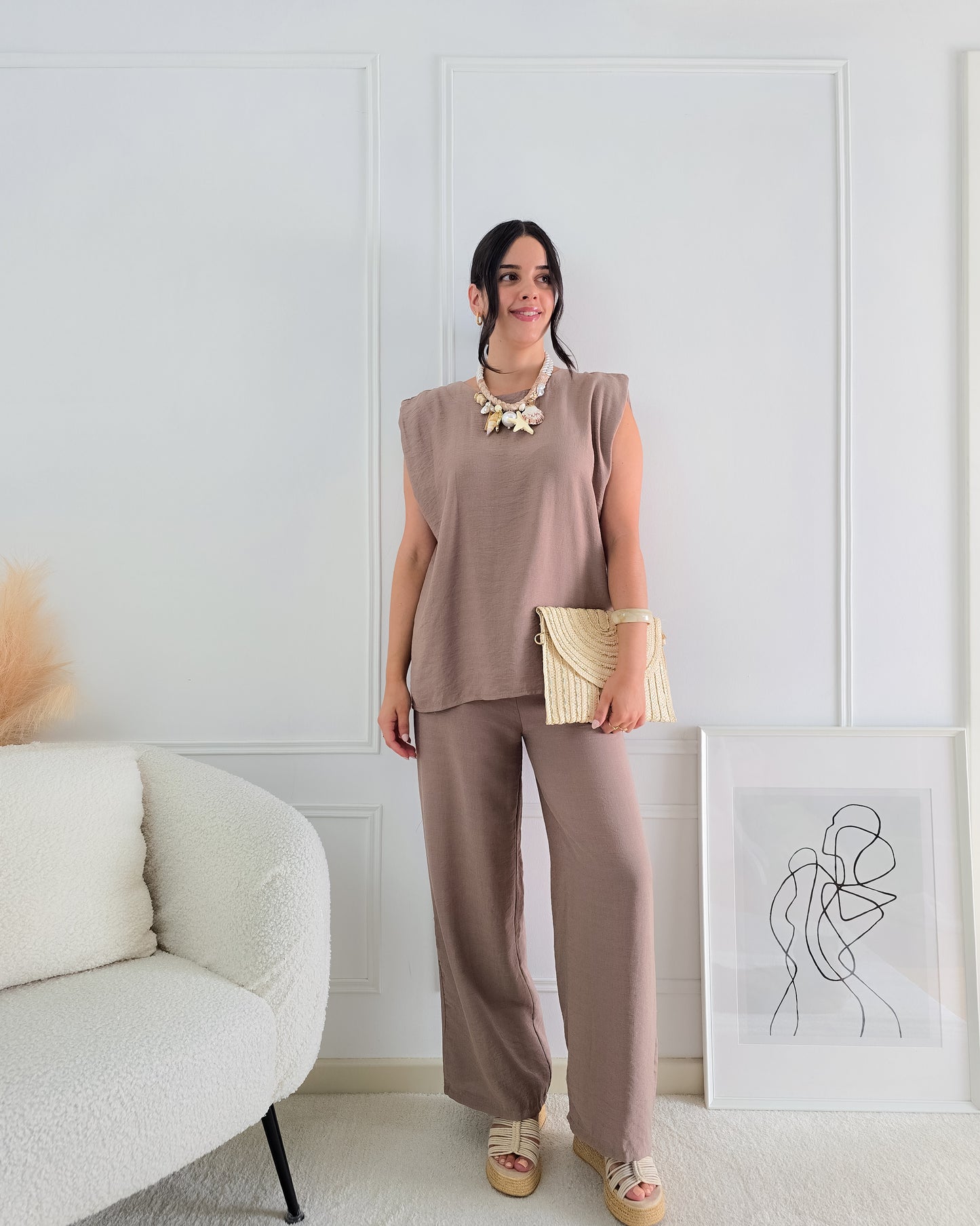 CONJUNTO ABBY BEGE