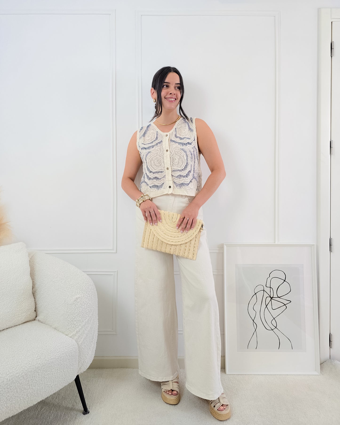 CAMISOLA CADI BEGE