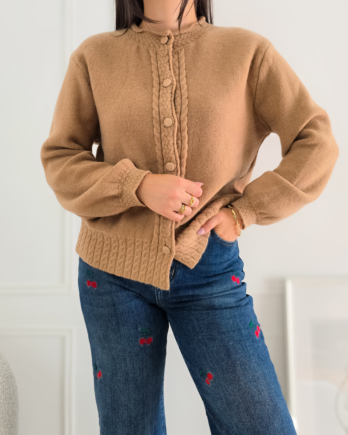 CARDIGAN MATILDE CAMEL