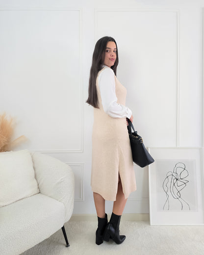 VESTIDO INES AREIA