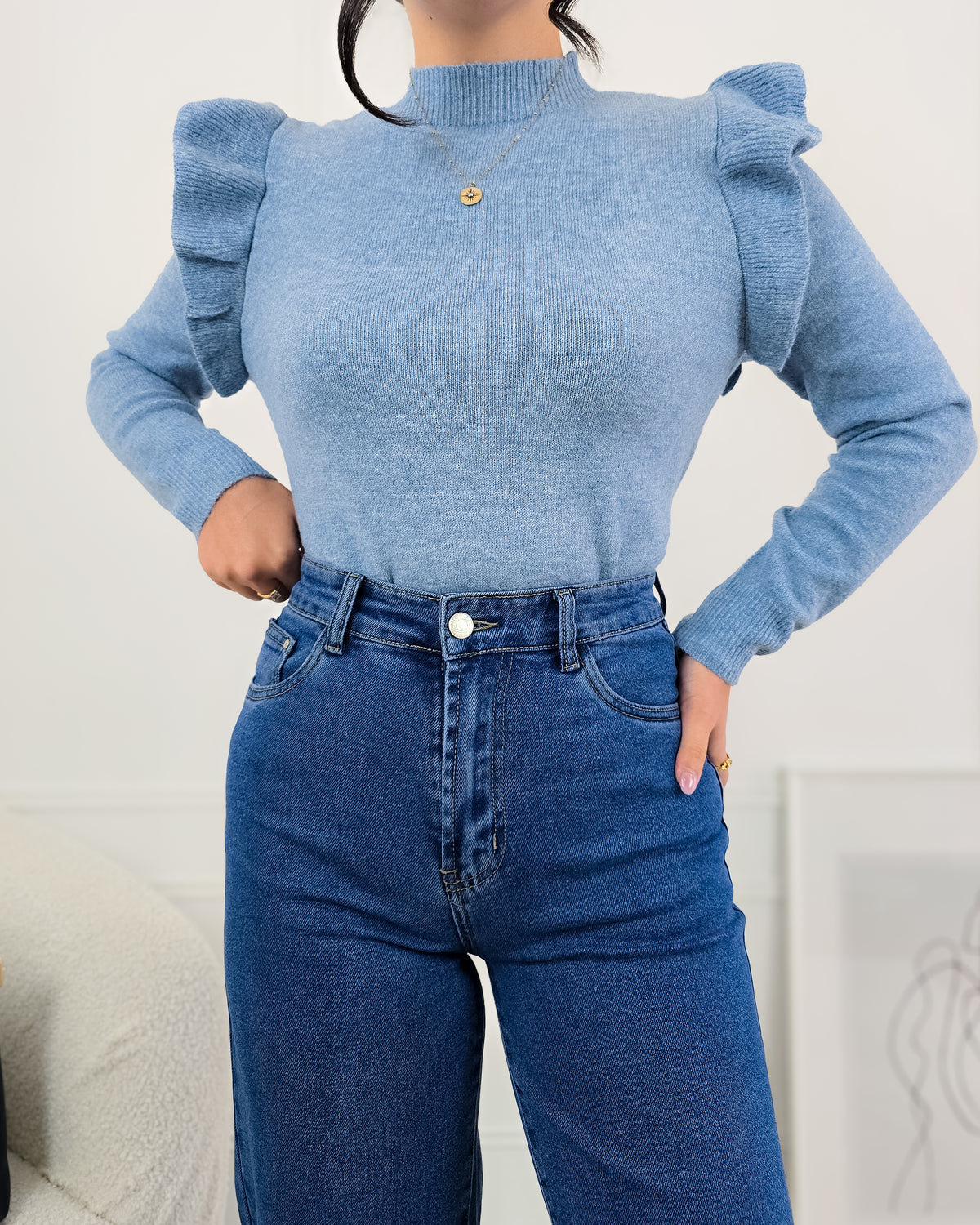 CAMISOLA BEATRIZ AZUL