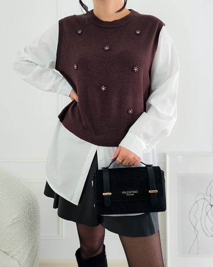 CAMISOLA ALICE CASTANHO