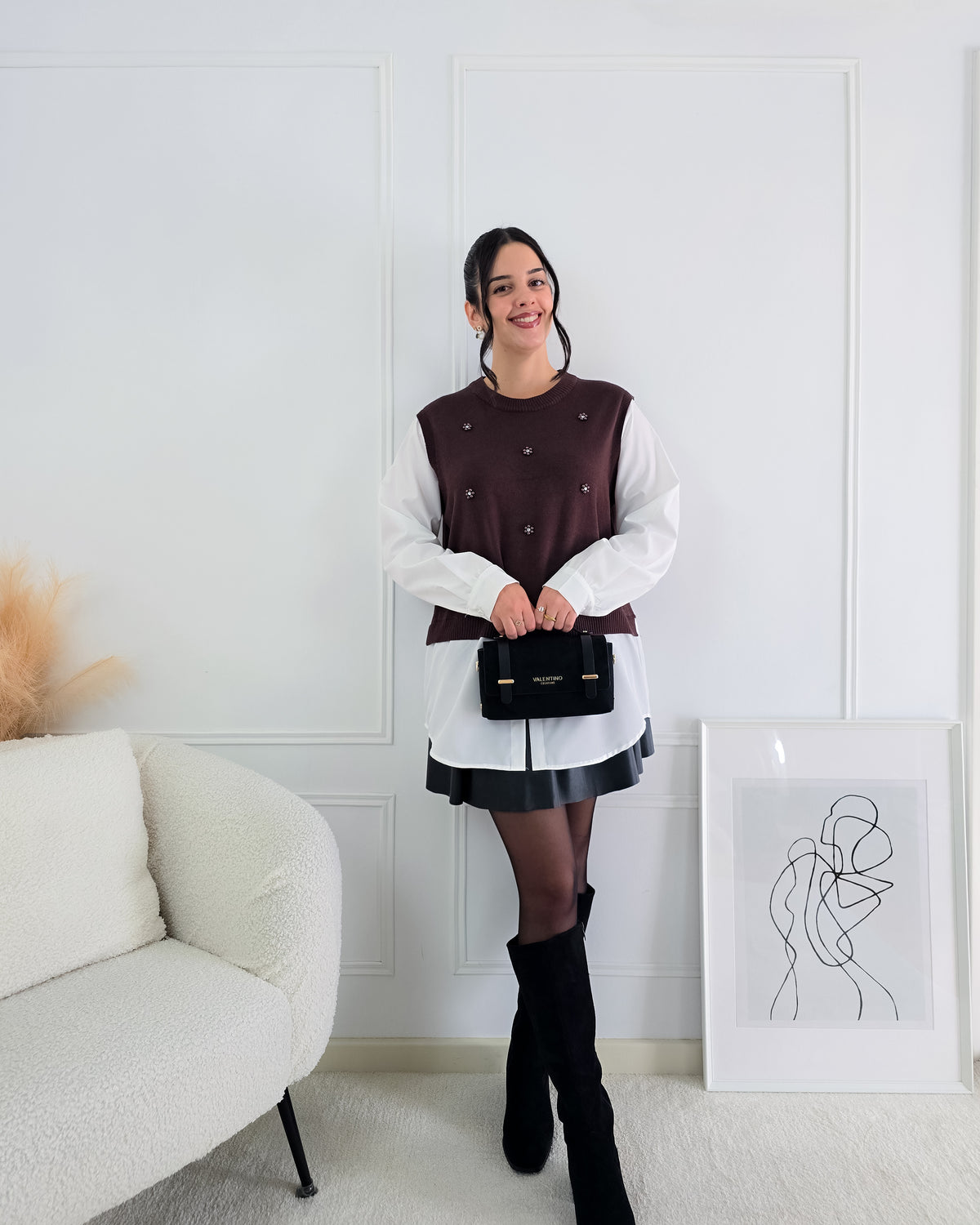 CAMISOLA ALICE CASTANHO
