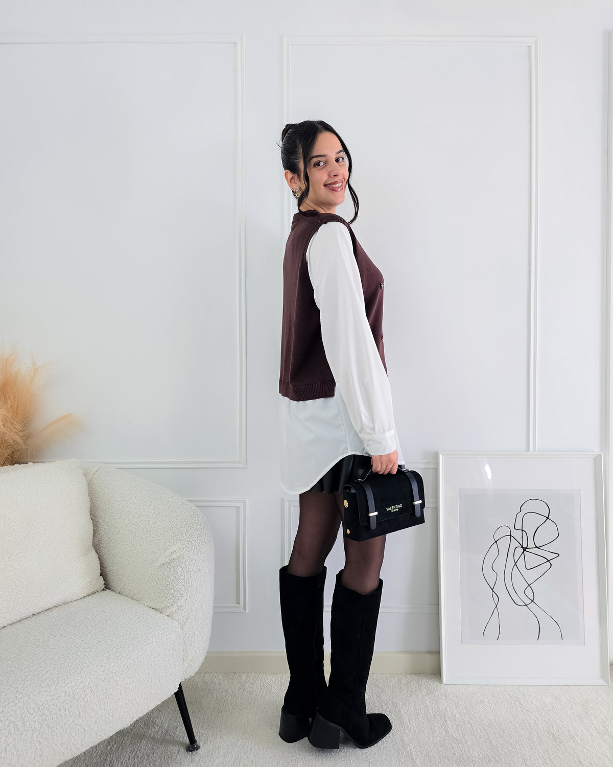 CAMISOLA ALICE CASTANHO