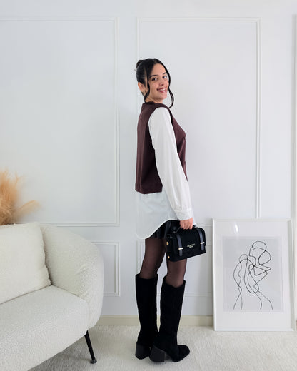 CAMISOLA ALICE CASTANHO