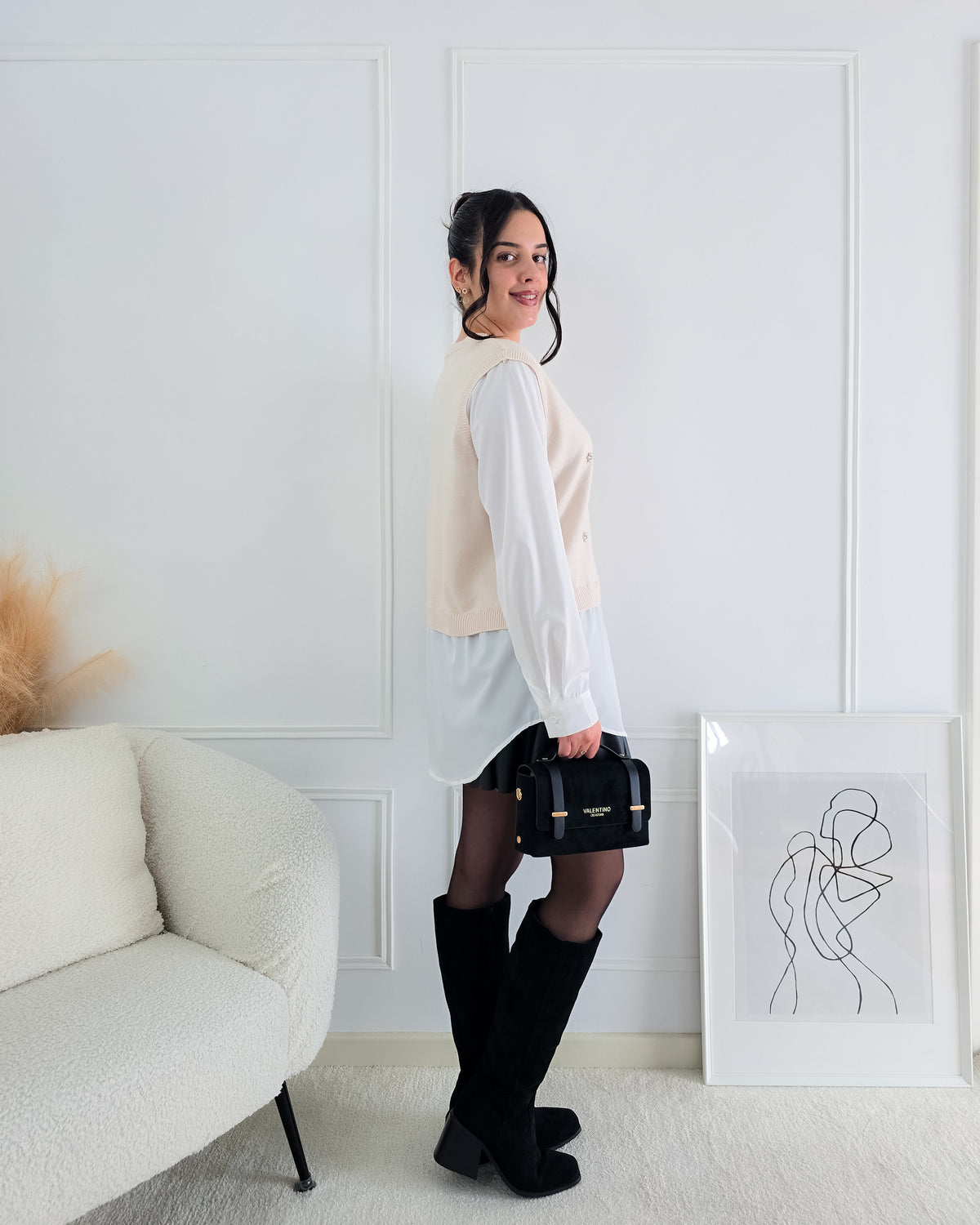 CAMISOLA ALICE BEGE
