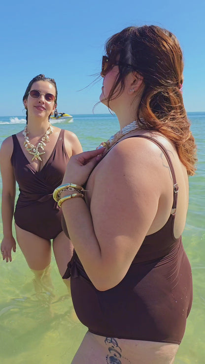 FATO DE BANHO DORA CASTANHO ADELGAÇANTE